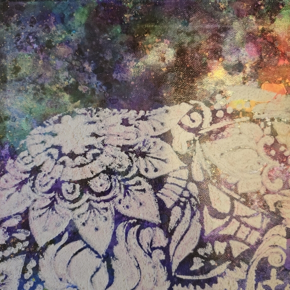 HANDCRAFTED Abstract Contemporary Painting HANDPAINTED & HANDMADE Wall Art Decor - Picture 10 of 17